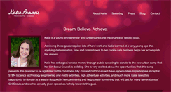 Desktop Screenshot of katiefrancis.com